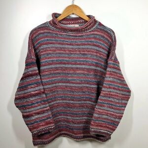 Beautiful vintage naturally oiled wool sweater - made in Ireland